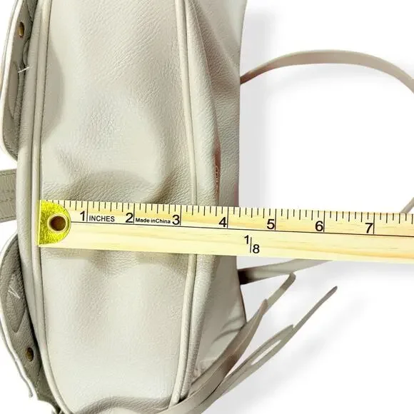 Betsey Johnson Festival RARE Gold Vegan Leather Butterfly Boho Y2K Crossbody Bag - Picture 10 of 14